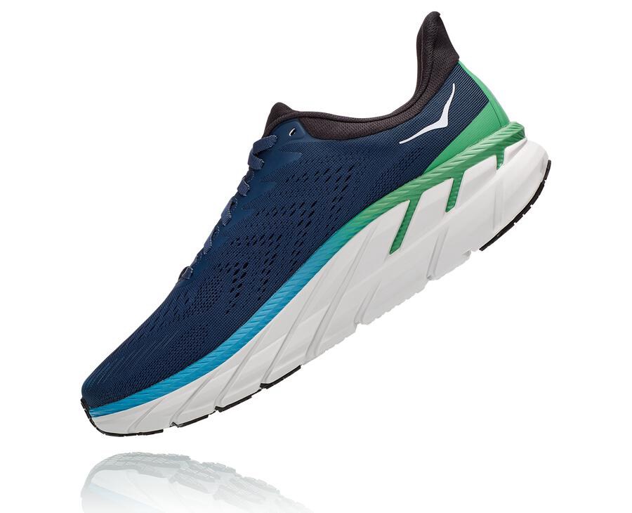 Hoka One One Koşu Ayakkabısı Erkek Lacivert - Clifton 7 - KM9732160